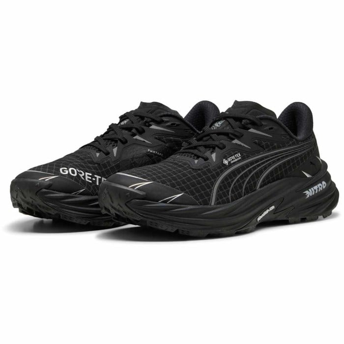 Puma Fast-Trac Nitro 4 GTX - Mens Trail Running Shoes - Puma Black/Puma Silver - image 2