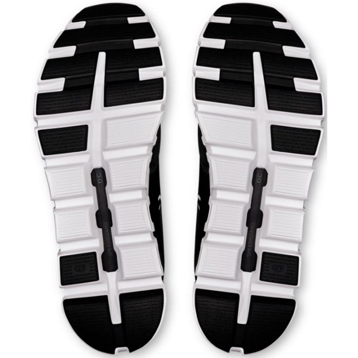 On Cloud 6 - Mens Running Shoes - Black/White