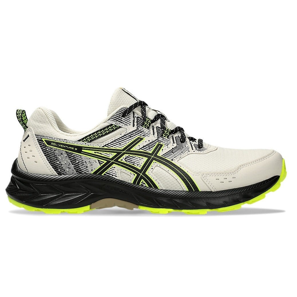 アシックス Asics Gel Venture 9 - Mens Trail Running Shoes - Oatmeal/Safety