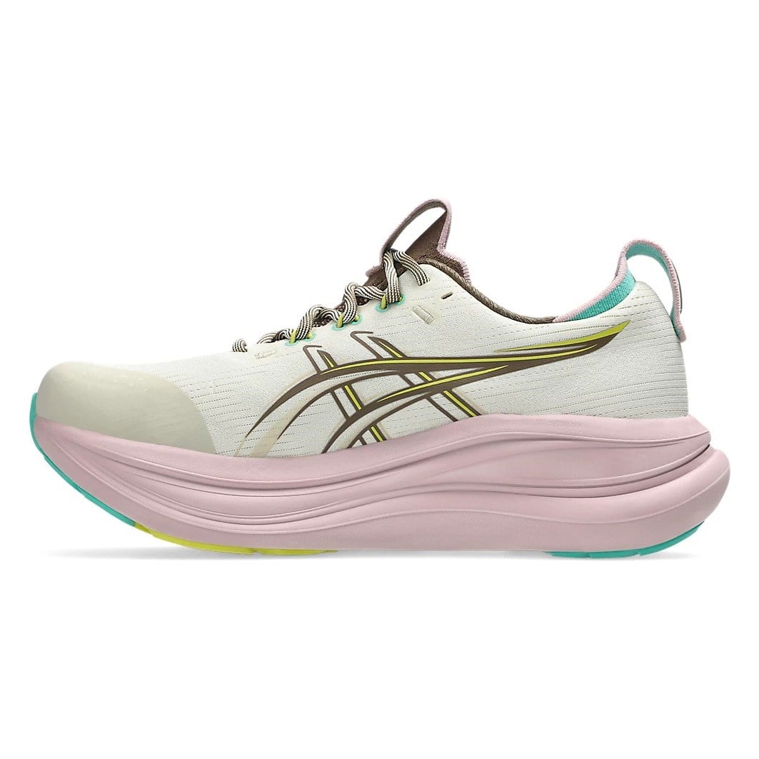 Asics Gel Nimbus 28 TR - Womens Trail Running Shoes - Light Dust/Clay Cannon