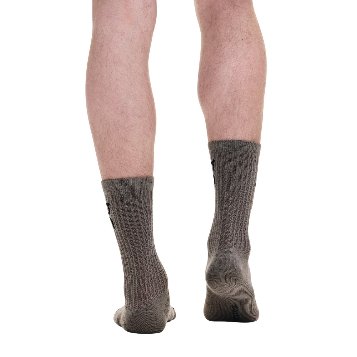 On Running Crew Logo Sock High - 3 Pack - Hare/Brume - image 3