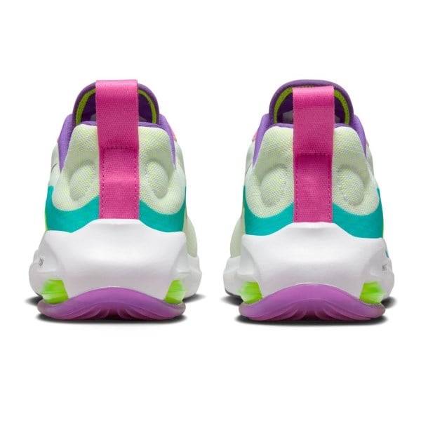 Nike Air Zoom Arcadia 2 SE GS - Kids Running Shoes - White/Purple Cosmos/Teal Nebula/Volt