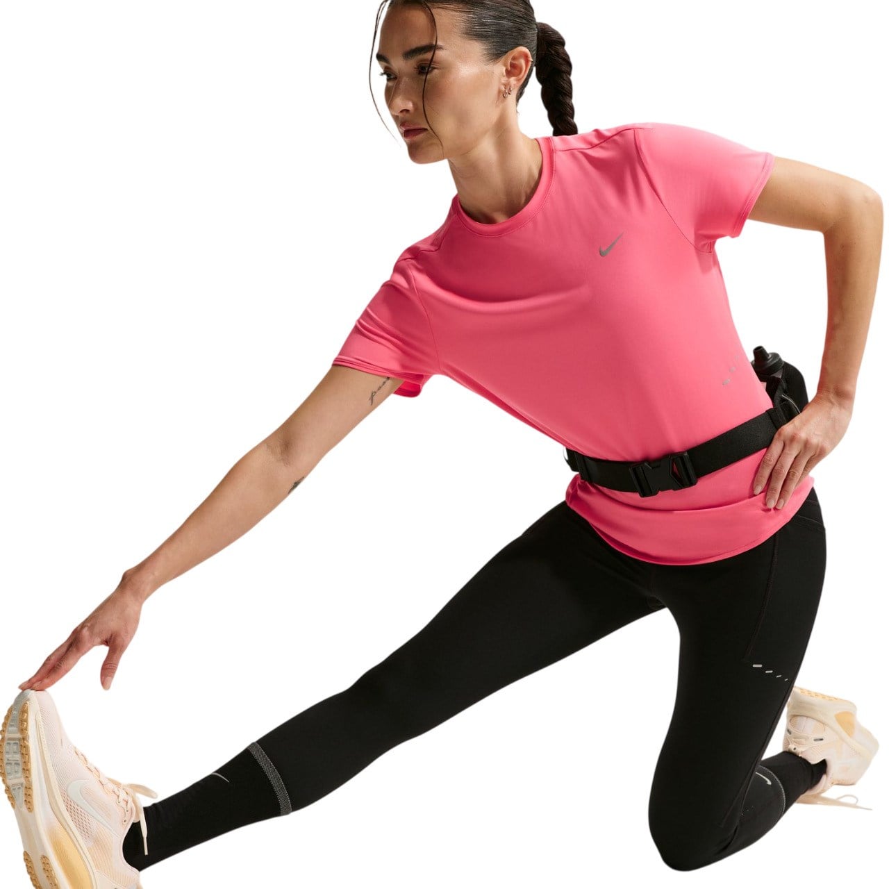 Nike Womens Aeroswift Short Sleeve Top - Sea Coral/Reflective Silver