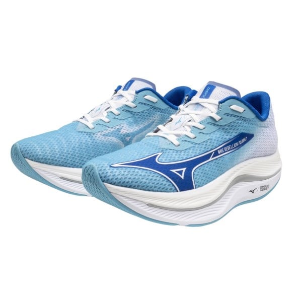 Mizuno Wave Rebellion Flash 2 - Mens Running Shoes - River Blue/Mugen Blue/White