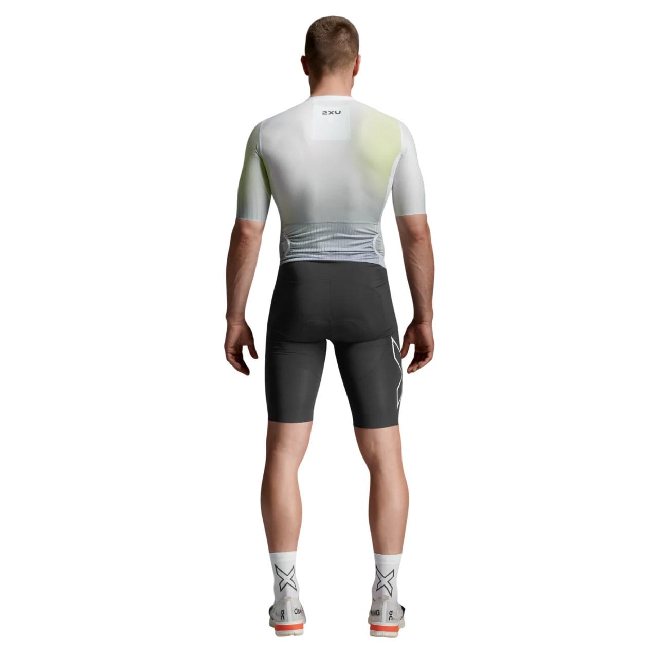 2XU Light Speed React Mens Sleeved Trisuit - Cool Matcha/India Ink