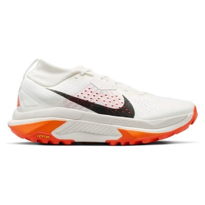 Nike ACG Zegama - Mens Trail Running Shoes - Summit White/Black/Phantom/Safety Orange