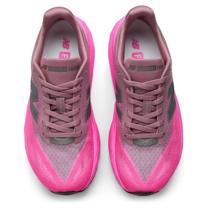 New Balance FuelCell Rebel v5 - Womens Running Shoes - Pink Heat/Rosewood