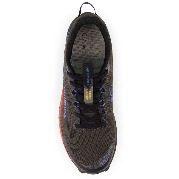 New Balance FuelCell Summit Unknown v4 - Mens Trail Running Shoes - Grey/Neon Dragonfly