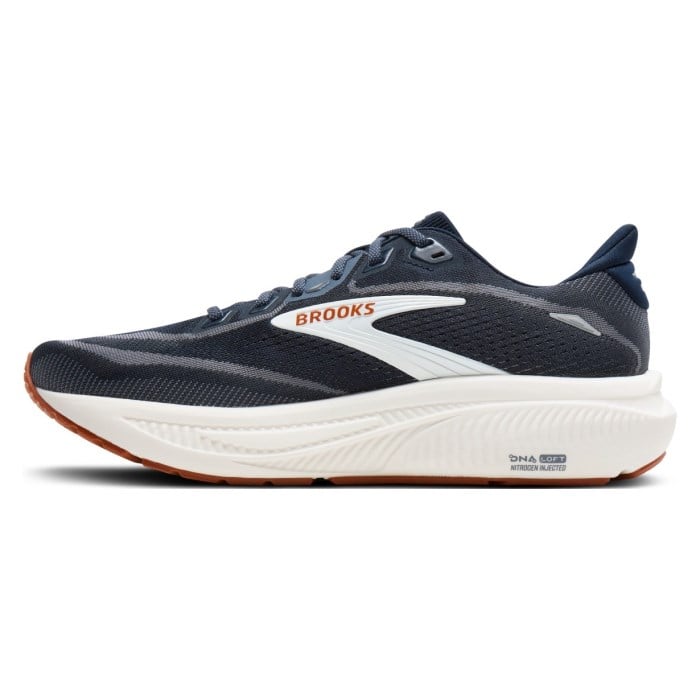 Brooks Ghost 18 - Mens Running Shoes - Navy Blazer/Red Earth/Black - image 2
