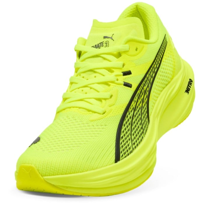 Puma Deviate Nitro 3 - Mens Running Shoes - Yellow Alert/Puma Black