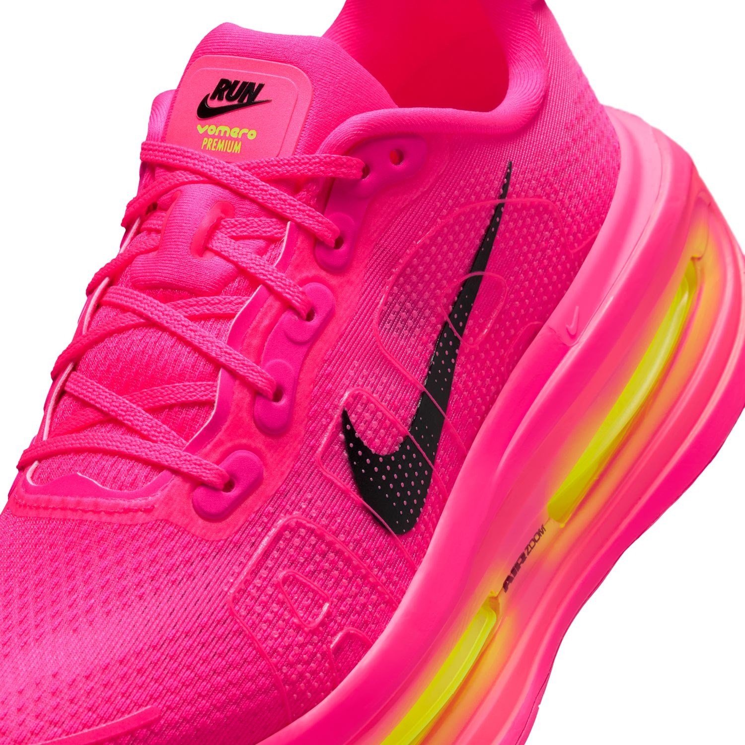 Nike Vomero Premium - Womens Running Shoes - Hyper Pink/Black/Digital Pink/Volt