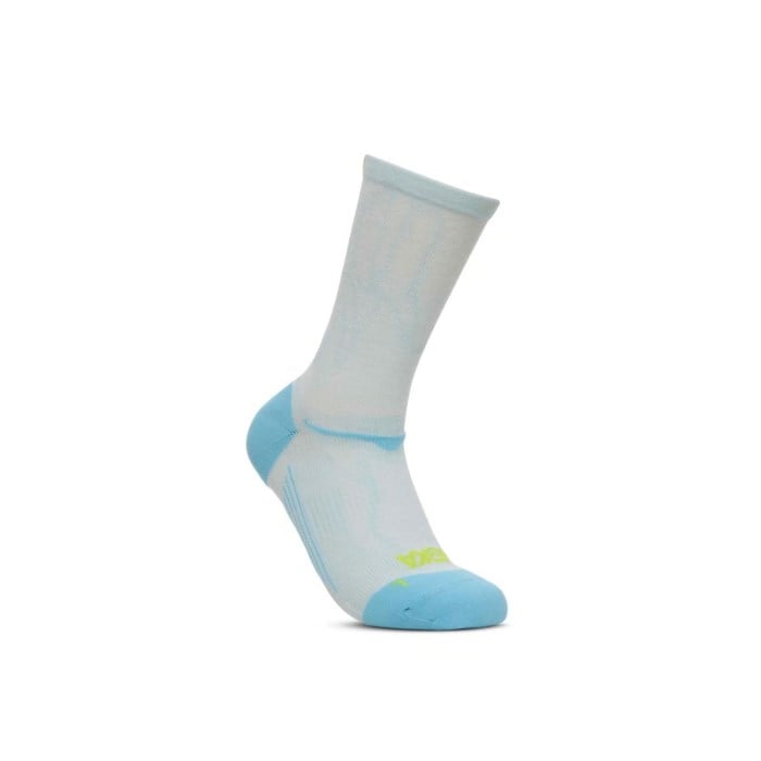 Hoka Clifton Crew Run Sock - Glimmering Blue