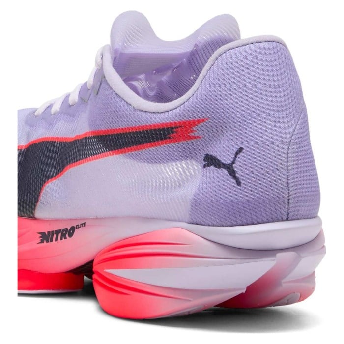 Puma Fast-R 3 Nitro Elite - Mens Racing Shoes - Light Lavender/Ultra Red - image 3