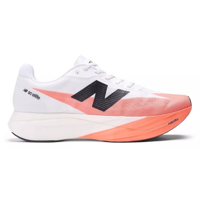 New Balance FuelCell Supercomp Elite v5 - Mens Racing Shoes - Urgent Red/White/Black