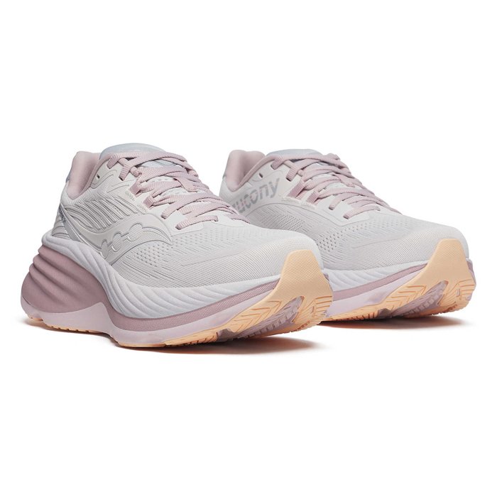 Saucony Hurricane 24 - Womens Running Shoes - Cloud/Bloom