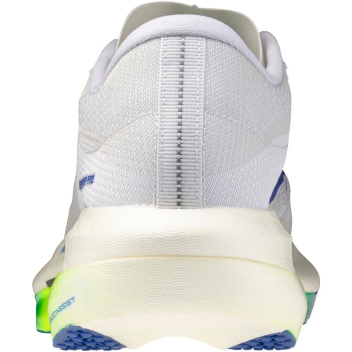 Mizuno Hyperwarp Pro - Unisex Racing Shoes - White/Lightning Yellow/Dazzling Blue