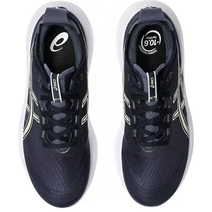 Asics Gel Nimbus 27 - Mens Running Shoes - Midnight/Vanilla