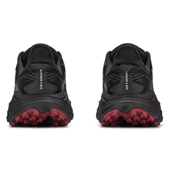 Hoka Challenger 8 GTX - Womens Trail Running Shoes - Black/Varsity Burgundy - image 4