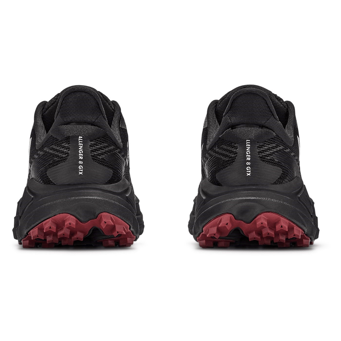 Hoka Challenger 8 GTX - Womens Trail Running Shoes - Black/Varsity Burgundy - image 4