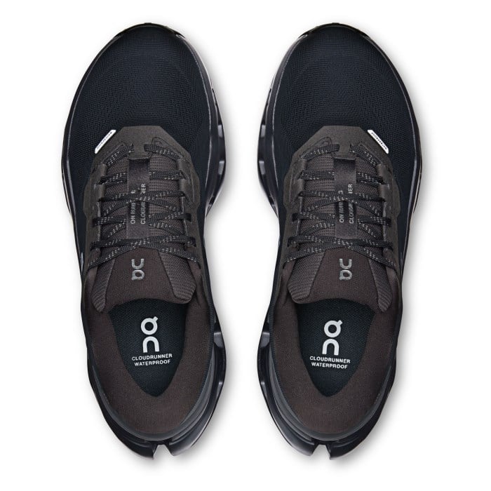 On Cloudrunner 3 WP - Womens Running Shoes - Black/Black - image 4