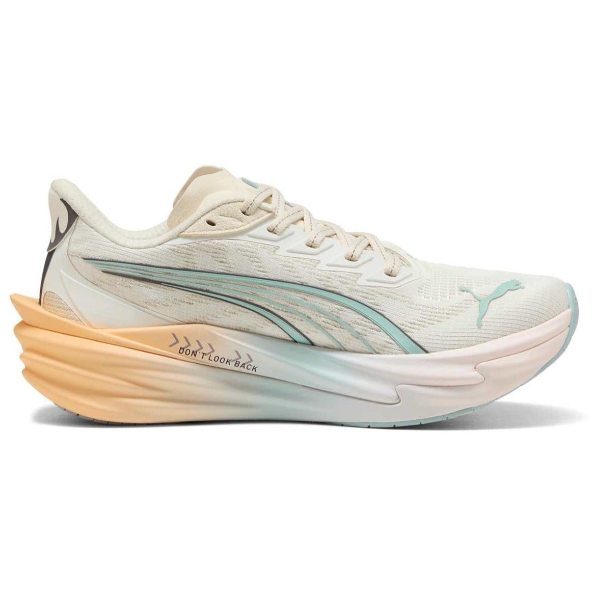 Puma Deviate Nitro 4 Run Club - Womens Running Shoes - Warm White/Lucite/Vapor Grey