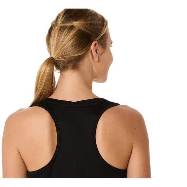 Asics Silver Womens Running Tank Top - Performance Black