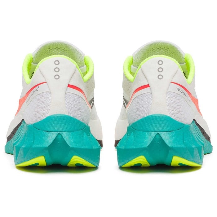 Saucony Endorphin Pro 4 - Mens Road Racing Shoes - White/Mutant