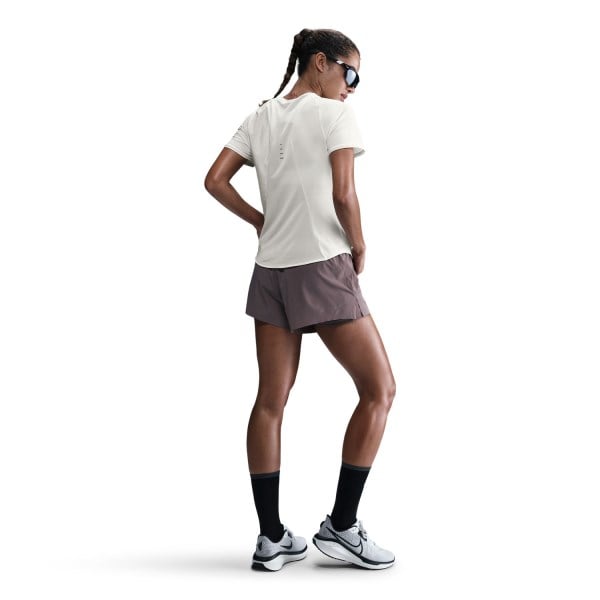 Nike Womens Aeroswift Short Sleeve Top - Sail/Reflective Silver