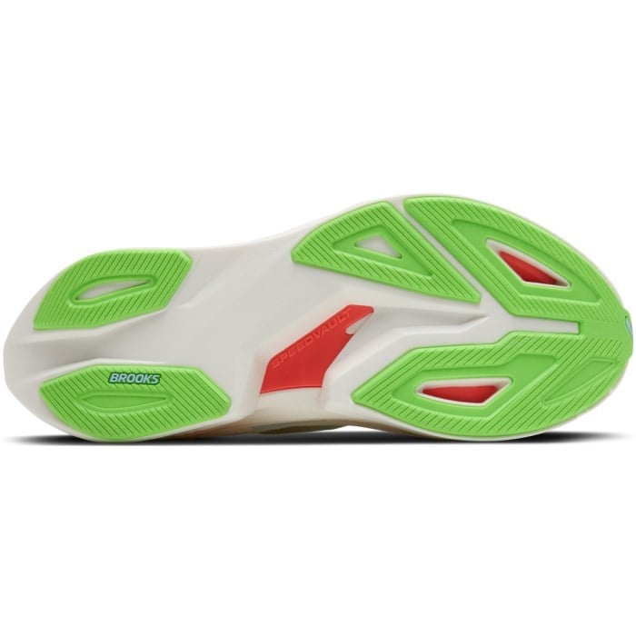 Brooks Hyperion Max 3 - Mens Running Shoes - Coconut/Green Gecko/Pink Clay