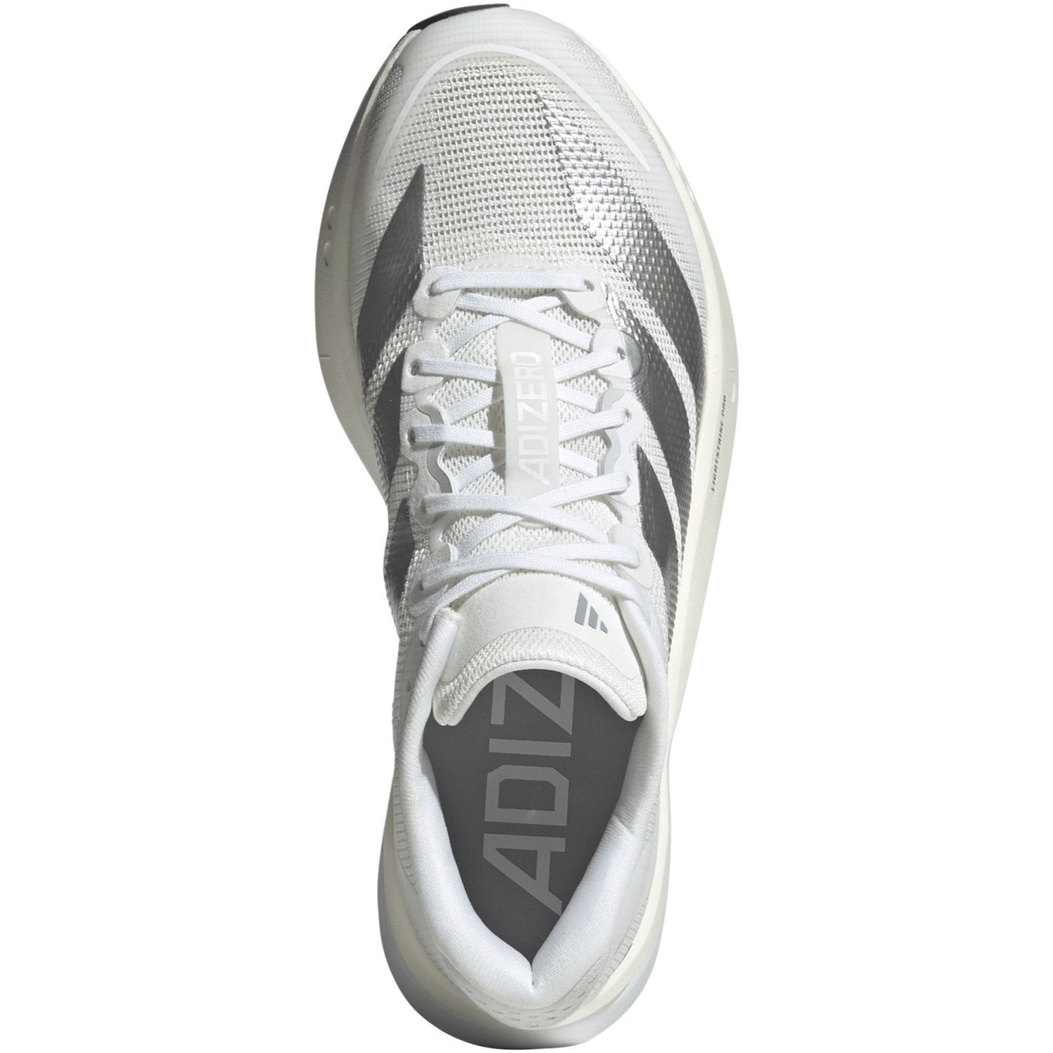 adidas Adizero Boston 13 - Womens Running Shoes - Cloud White/Matte Silver/Dash Grey