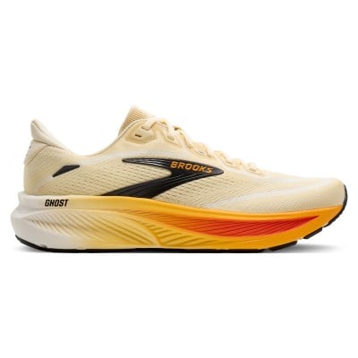 Brooks Ghost 18 - Mens Running Shoes - Rutabaga/Tigerlily/Orange