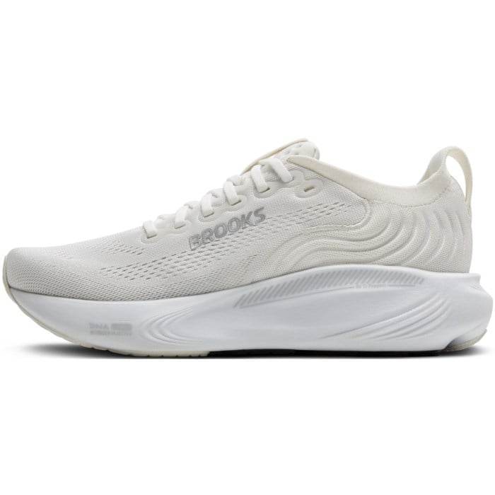 Brooks Adrenaline GTS 25 - Womens Running Shoes - White/White/Silver