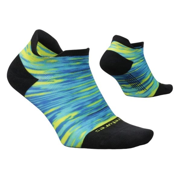 Feetures Elite Light Cushion No Show Tab Running Socks - Reflection Blue