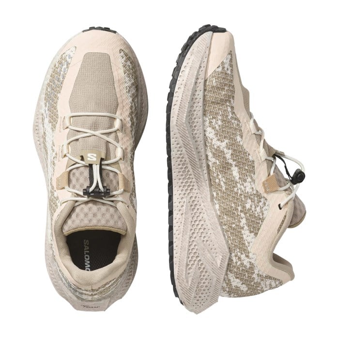 Salomon Aero Glide 4 GRVL - Womens Running Shoes - Tapioca/Desert Tan/Burbo - image 3