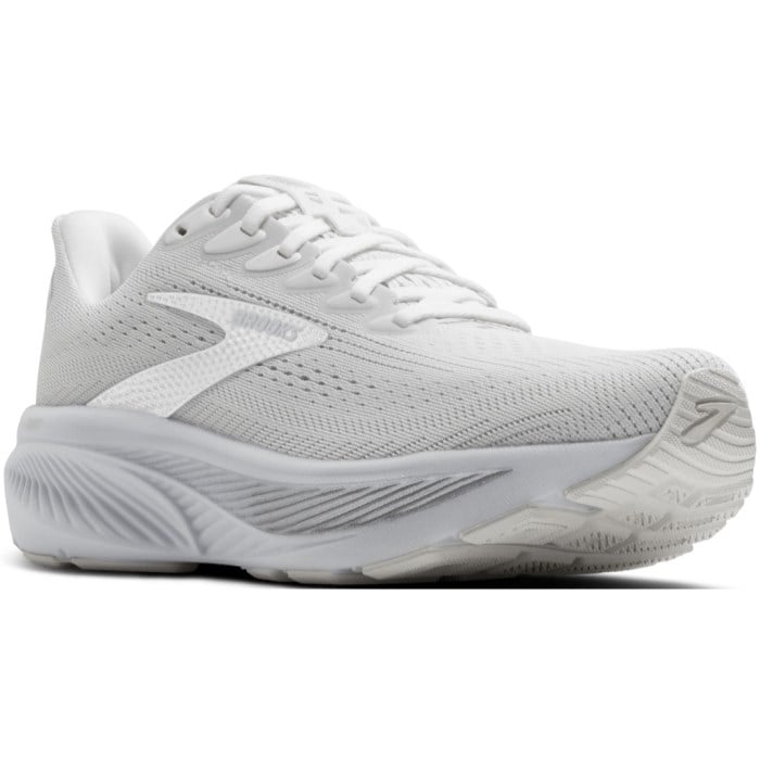 Brooks Ghost 17 - Womens Running Shoes - White/White/Grey