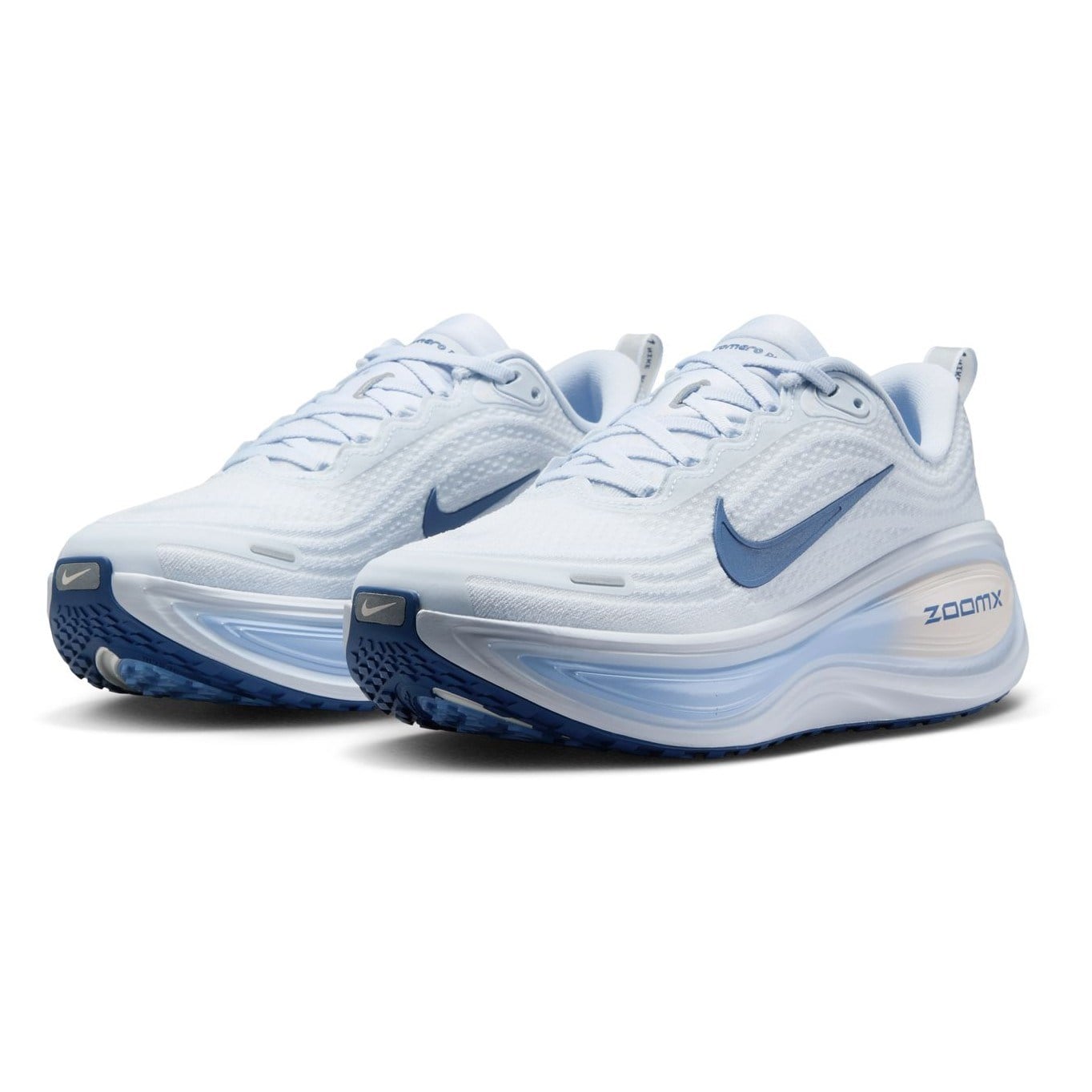 Nike Vomero Plus - Womens Running Shoes - White/Aluminium/Football Grey - image 2