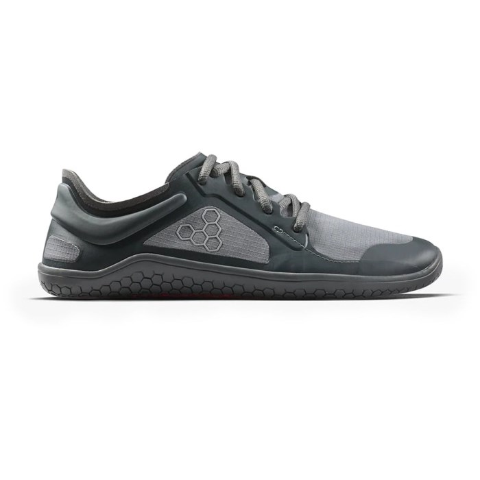 Vivobarefoot Primus Lite IV All Weather - Mens Running Shoes - Dark Shadow