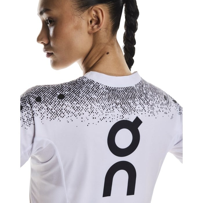 On Ultra-T Womens Trail Running T-Shirt - White/Iron