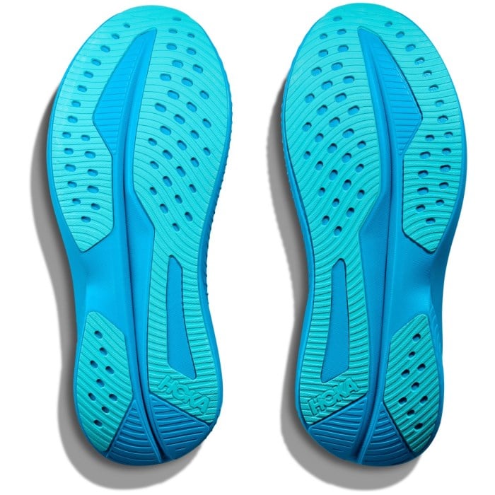 Hoka Mach 6 - Mens Running Shoes - White/Skyward Blue