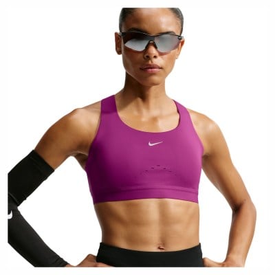 Nike Swift Womens High-Support Lightly Lined Sports Bra - True Berry