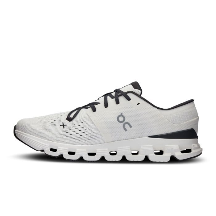 On Cloud X 4 - Mens Running Shoes - Ivory/Black