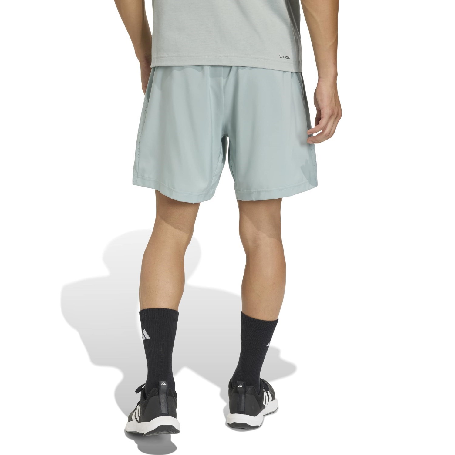 adidas Workout Essentials Mens 5 Inch Woven Shorts - Wonder Sage