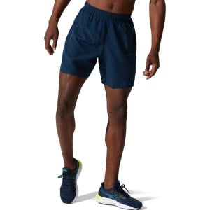 Asics Silver 7 Inch Mens Running Shorts