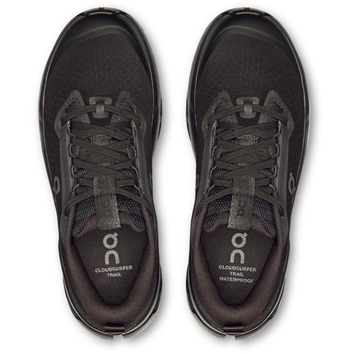 On Cloudsurfer Trail 2 - Womens Trail Running Shoes - Black/Black