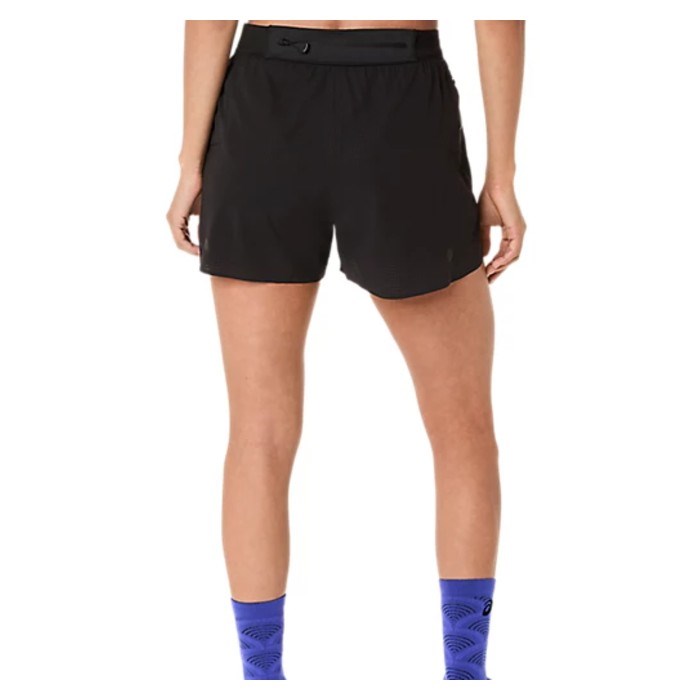 Asics MetaRun Womens Split Shorts - Performance Black - image 2