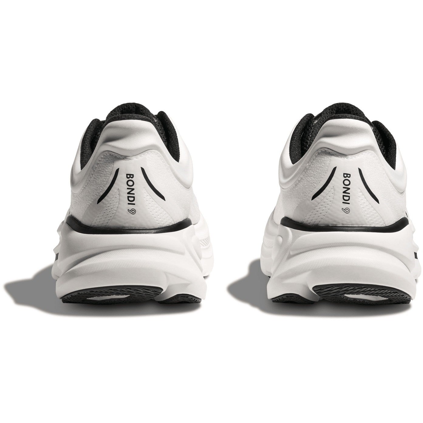 Hoka Bondi 9 - Mens Running Shoes - White/Black - image 5
