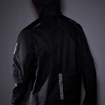 Salomon Bonatti Waterproof Mens Jacket - Deep Black