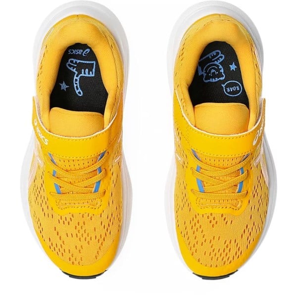 Asics GT-1000 13 PS - Kids Running Shoes - Amber/White