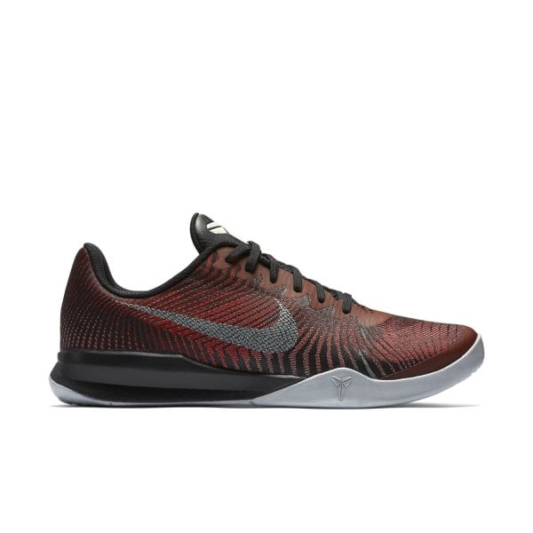 Nike Kobe Mentality 2 - Mens Basketball Shoes - Black/University Red/Metallic Silver