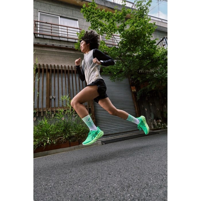 Asics NovaBlast 5 Ekiden - Womens Running Shoes - Vital Green/Black